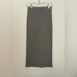 Wild Fable Grey Midi Skirt
